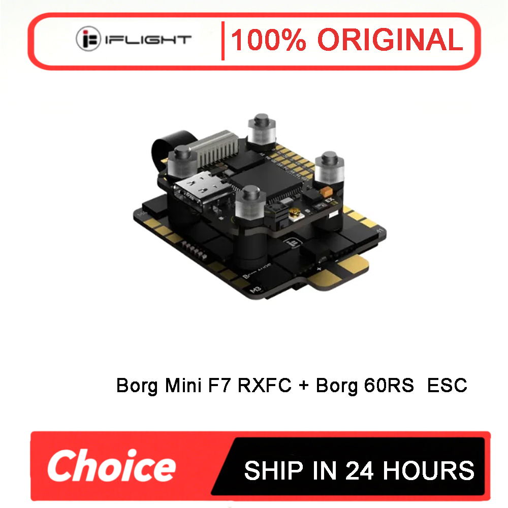 Drone Racing Flight Controller - Borg Mini F7 Stack con ESC